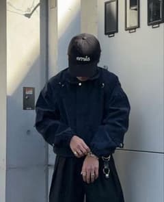 YOLO ブラック　ウォッシュ加工ジャケットのサムネイル