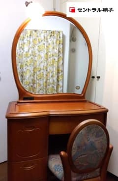 鏡台 ドレッサー ミエミラー セントラル硝子『椅子は別売り』共に美品 鏡台 ドレッサー ミエミラー セントラル硝子『椅子は別売り』共に美品
