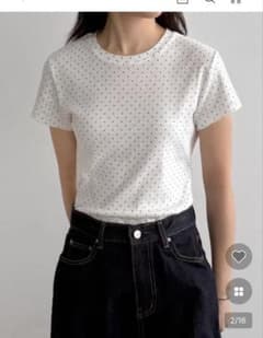 ABLE&CO ドット柄 半袖 Tシャツのサムネイル