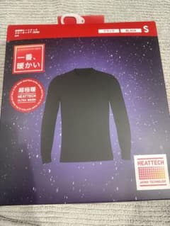유니클로 초극난 히트테크 울트라 웜 크루넥 S