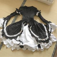 ロリータメイド風ワンピース、BODYLINEコーデセットまとめ売りのサムネイル