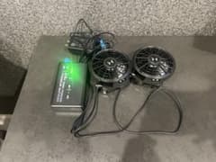 空調風神服 24V バッテリー ファンセットのサムネイル