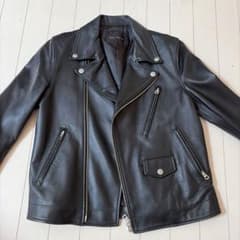 ダブルライダースジャケット ブラックのサムネイル