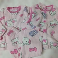 SANRIO ハローキティ パジャマ スリーパー 90cm ピンク