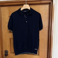 BLACK LABEL CRESTBRIDGE ニットポロシャツ M 美品のサムネイル