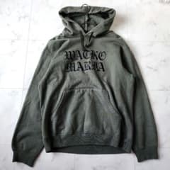 美品　WACKO MARIA パーカー L 刺繍ロゴ オーバーサイズ カーキ