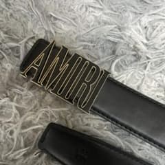 AMIRI アミリ ベルト 44/110 ブラック ゴールドのサムネイル
