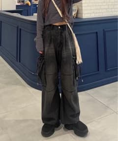 kastane カーゴデニムパンツ　サイズ1のサムネイル