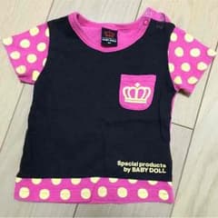 MIREI様専用☆ベビードールミニーちゃんTシャツ80のサムネイル