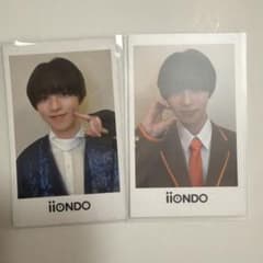 iiONDO はつ恋チェキ風ソロカード　三村航輝　衣装　制服2枚セットのサムネイル
