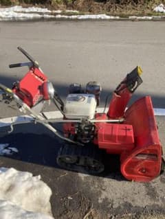 ホンダ　スノーラ　HS80 セル付き　除雪機　実働　長野県北部よりのサムネイル