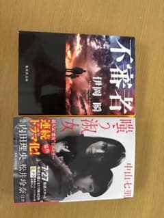 伊岡瞬 不審者 中山七里 嗤う淑女 文庫本 2冊セットのサムネイル