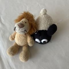 NICI 인형 키 체인 2개 세트