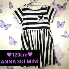 120cm‪‪♥︎⁡ANNA SUI mini 半袖猫ワンピース - メルカリ‬‬