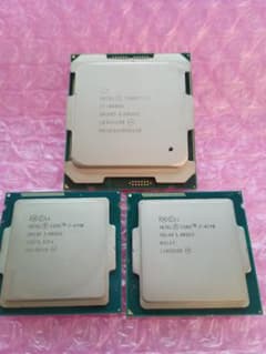 CPU intel i7-6800K / i7-4790 / i7-4770 - メルカリ