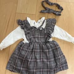 ヘアバンド付き　ワンピースのサムネイル