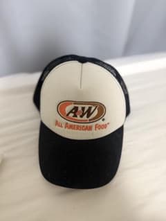 A&W All American Food メッシュキャップ ブラックのサムネイル