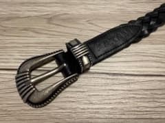 AAKAM 25mm Braided Western Buckle Belt