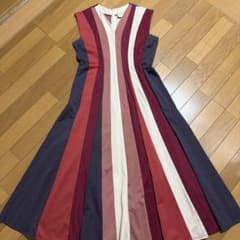 シビラ バイカラー マルチストライプ ワンピース - メルカリ