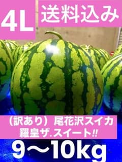 訳あり尾花沢スイカ（ラオウザスイート)のサムネイル