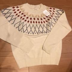 セポ　ノルディック柄　ニット　新品のサムネイル