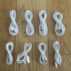 Lightningケーブル 8本セット（1m➕2m）ホワイトのサムネイル