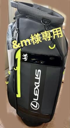 【新品未使用 】LEXUS キャディバッグ ブラック/イエロー 2025SSのサムネイル