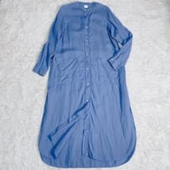 Max Mara LEISURE リネン100% バンドカラー シャツワンピース - メルカリ