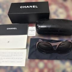 CHANEL カメリア　サングラスピンク　保証カード付き CHANEL カメリア サングラスピンク 保証カード付き - メルカリ