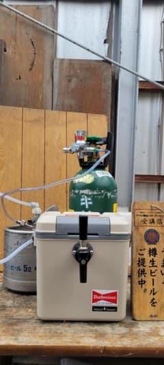 即使用可能クーラーボックス型氷冷式ビールサーバー - メルカリ