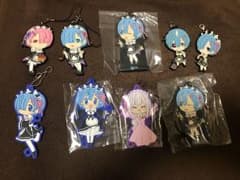 ラバーストラップセット リゼロ レム エミリア ラムのサムネイル
