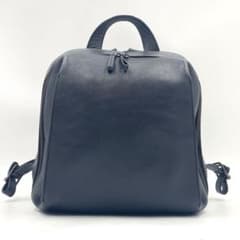 美品】マザーハウス カゼマトウ バックパック レザー ネイビー 保存袋 