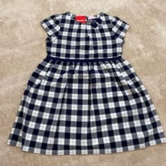ミキハウス　新品　ワンピース　130 ネイビーのサムネイル