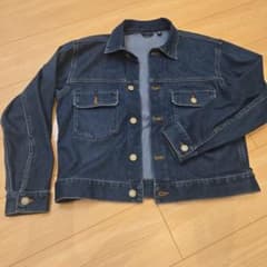ユニクロ150cm　デニムシャツジャケットのサムネイル