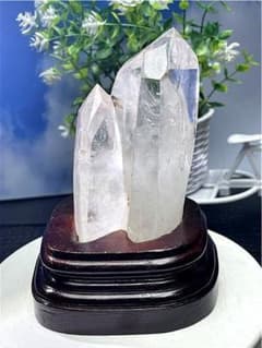 ◇超強いパワー(藍針入り)天然水晶クラスターB89B6/187B53A - メルカリ