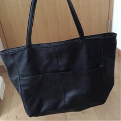シンプル 黒 トートバッグのサムネイル