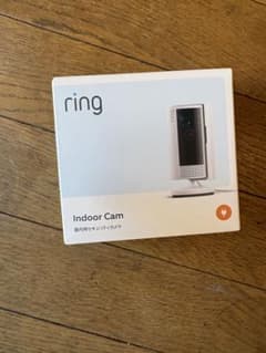 Ring Indoor Cam 屋内用 セキュリティカラ、箱・電源ケーブル付きのサムネイル