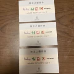 H2O エイチ・ツー・オーリテイリング 株主優待券3枚 阪急百貨店 阪神百貨店のサムネイル
