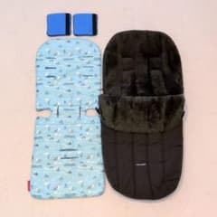 正規品3点 マクラーレン DXフットマフ＆リバーシブルシート＆ショルダーパッドのサムネイル