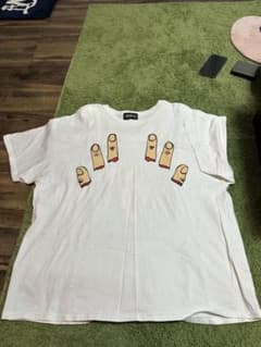 投*物様 LIBEROZ　指切り Tシャツ ホワイトのサムネイル