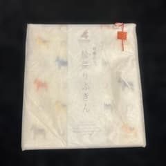奈良の蚊帳織り 蚊帳の夢 絵便りふきん 新品未開封のサムネイル