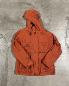 SILANE グラフィティマウンテンパーカー オレンジ 即決可能なら値下げ 