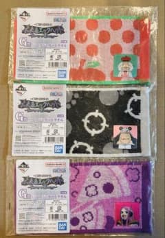 신품 ONE PIECE 베가펑크 곰 보니 자가드 타월 3종
