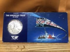 マ*ト様 イーグル銀貨 1988年ザ・アメリカン・トレイン・イン・ジャパン 1オ マ*ト様 イーグル銀貨 1988年ザ・アメリカン・トレイン・イン