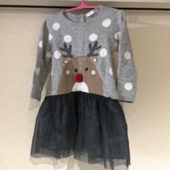 h&m エイチアンドエム　ニットワンピース　90のサムネイル