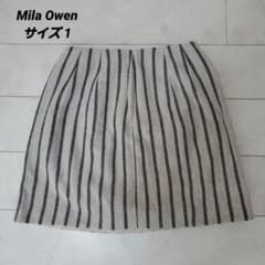 Mila Owen レディース ミニスカート ストライプ サイズ1秋冬