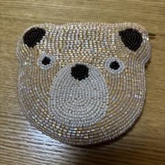 ビーズ  コインケース くまさんのサムネイル