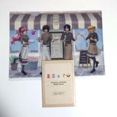 ガンダムSEEDカフェ限定 クリアファイル2枚セット&おまけ（設定資料