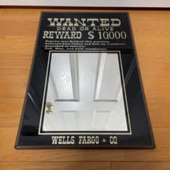 希少Wells Fargo & Co. パブミラー WANTED 懸賞金 - メルカリ