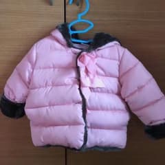 ベビー女の子 mineka ピンクダウンジャケットのサムネイル